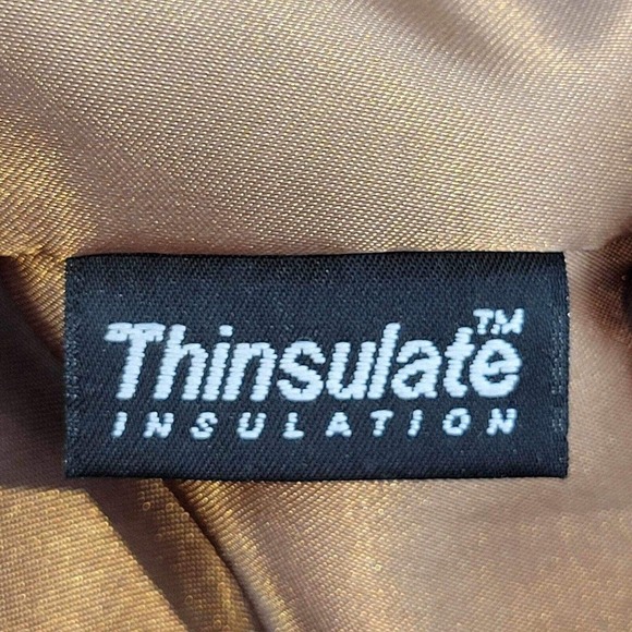 Cabelas Peacoat Jacket Womens Extra Large XL Wool Blend Lined Button Tan Camel - Picture 5 of 9